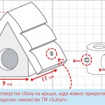 Схема маленький домик